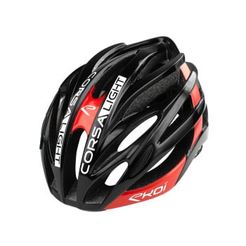 EKOI CORSA LIGHT Black Red Helmet