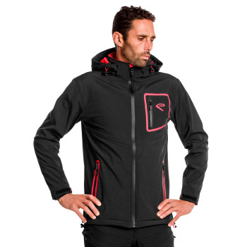 Jakke EKOI  Perf SOFTSHELL POLAR FLEECE