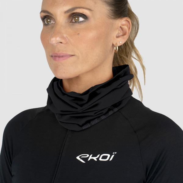 TOUR DE COU FEMME EKOI SOFT TUBE NOIR