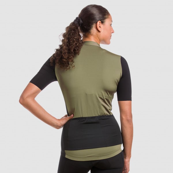 Maillot unisexe EKOI Racing GRAVEL PERFORMANCE Kaki