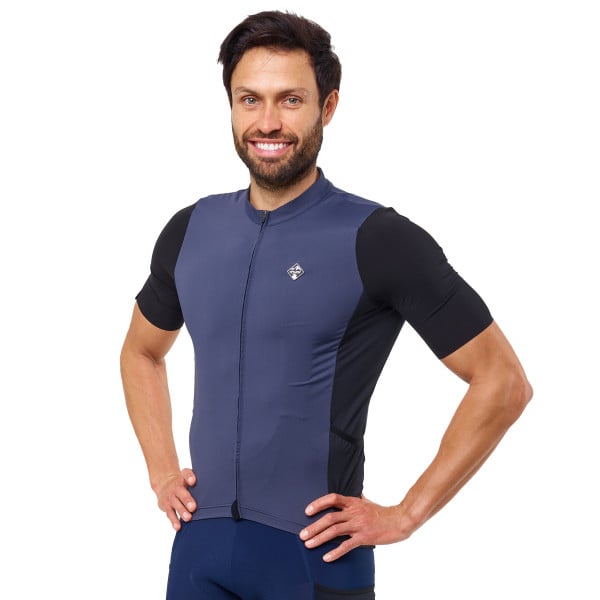 Maillot unisexe EKOI Racing GRAVEL PERFORMANCE Bleu marine