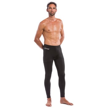 Legginsy męskie EKOI RUN Czarne