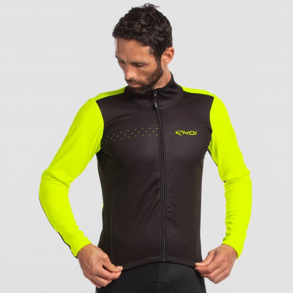 Photo Veste thermique EKOI STRADA ESSENTIEL Jaune fluo