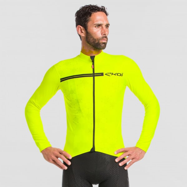 Photo Maillot manches longues EKOI ATOM Jaune fluo