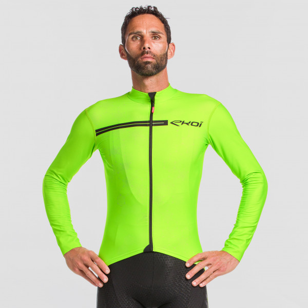 Photo Maillot manches longues EKOI ATOM Vert fluo