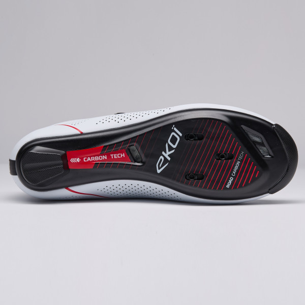 Zapatillas de ruta EKOI Perf ROAD CARBON TECH Blancas