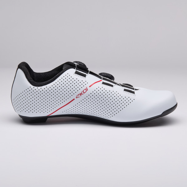 Zapatillas de ruta EKOI Perf ROAD CARBON TECH Blancas