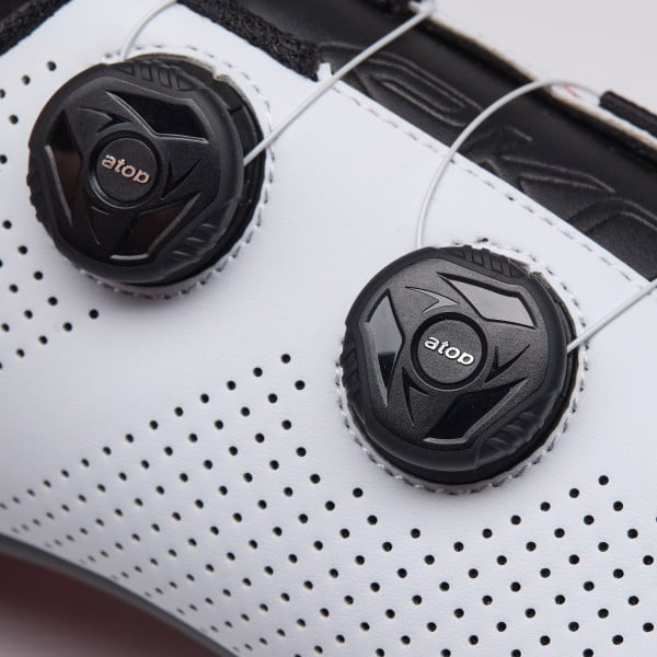 Chaussures route EKOI Perf ROAD CARBON TECH Blanc Rouge