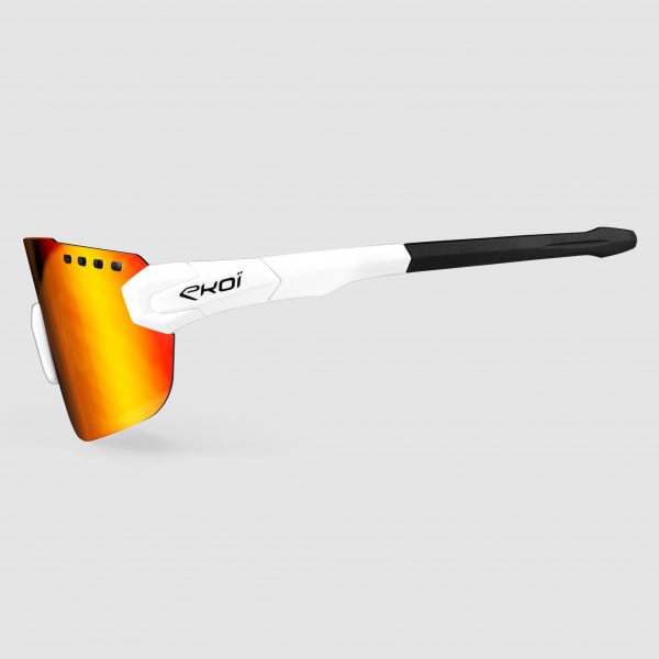 Lunettes EKOI Perf PREMIUM 80 LTD Blanc Revo Rouge Cat3