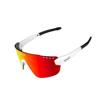 Okulary EKOI Perf PREMIUM 80 LTD Białe Revo Czerwone Kat3