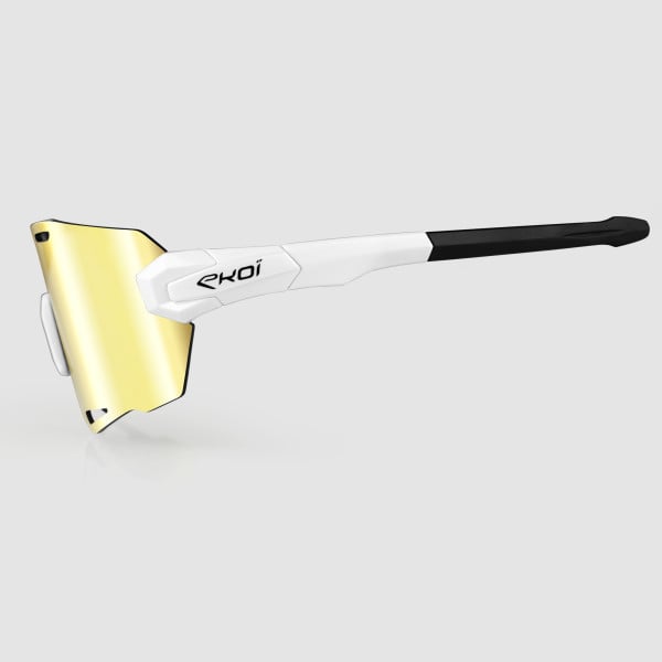 Lunettes EKOI Perf PREMIUM 70 LTD Blanc Revo Gold Cat3