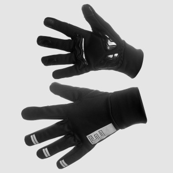 Damskie zimowe rękawice EKOI czarne