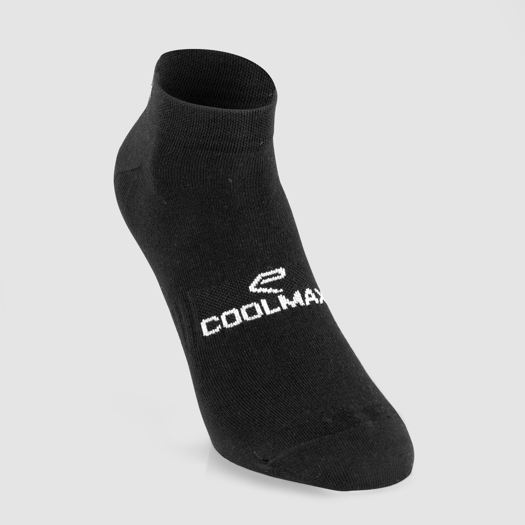 VELO EKOI COOLMAX BLACK SHORT CUFF CYCLING SOCKS