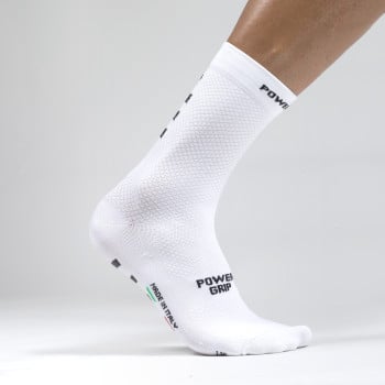 Socken EKOI Racing POWER GRIP Weiß 18cm