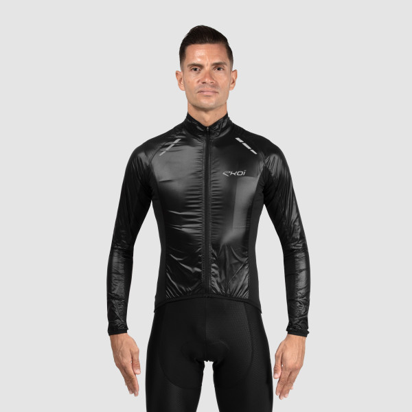 Chaqueta EKOI Perf WINDPROOF LIGHT PACKABLE Negra