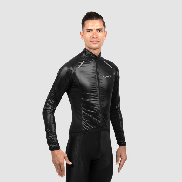 Chaqueta EKOI Perf WINDPROOF LIGHT PACKABLE Negra