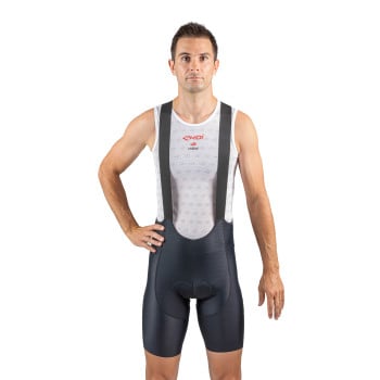 EKOI Perf 3D GEL Black Bib Shorts