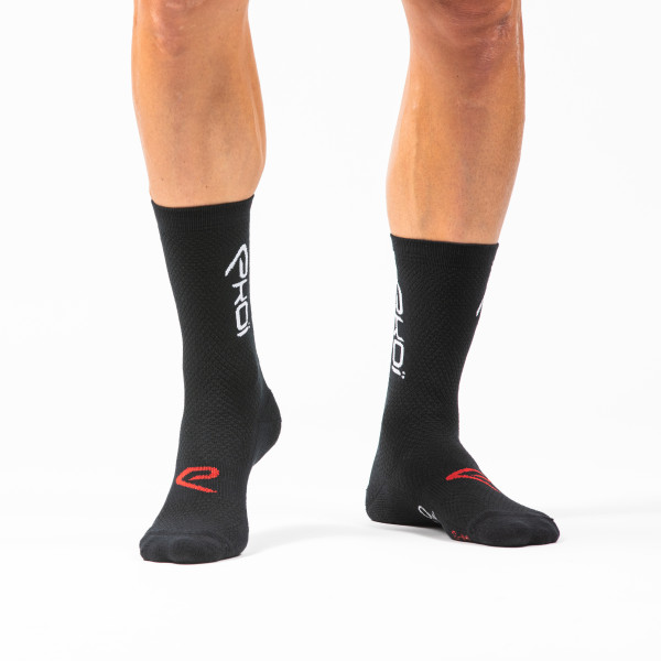 oUTLAST Calcetines NEGROS DE INVIERNO PARA BICICLETA 18 CM