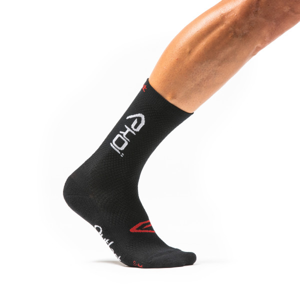 oUTLAST Calcetines NEGROS DE INVIERNO PARA BICICLETA 18 CM