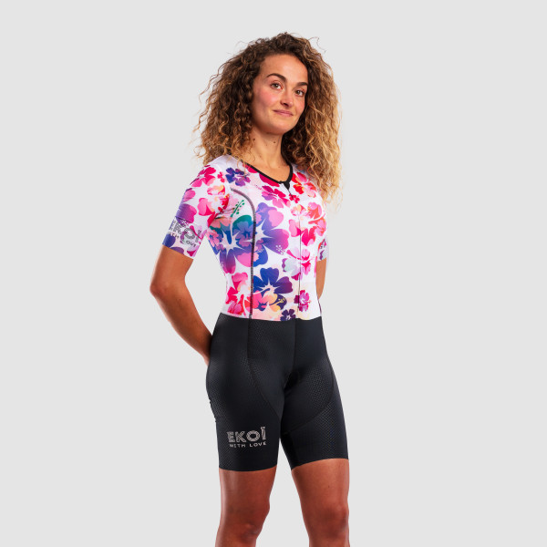 Combinaison triathlon femme EKOI Perf HIBISCUS
