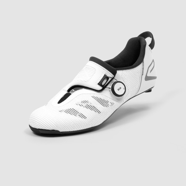 Chaussures triathlon EKOI Racing TRI C4 Boa® Blanches