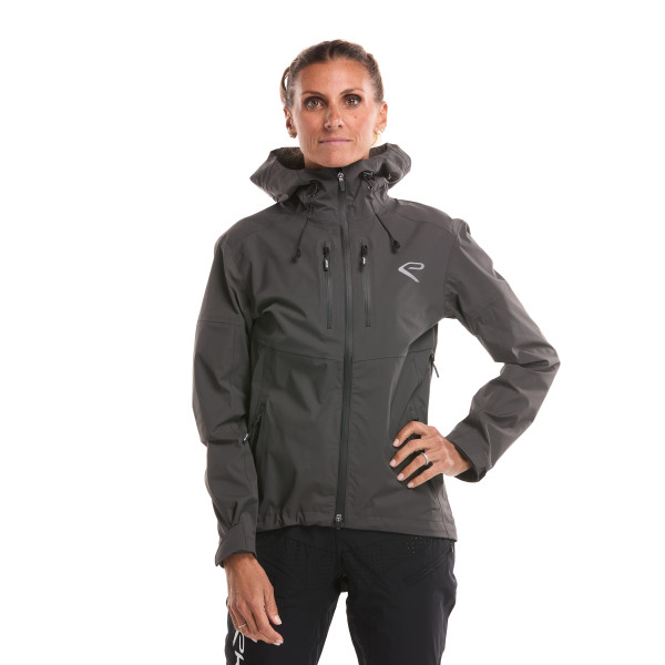 EKOI Rain Jacket Women Racing MTB TRAIL Charcoal Grey