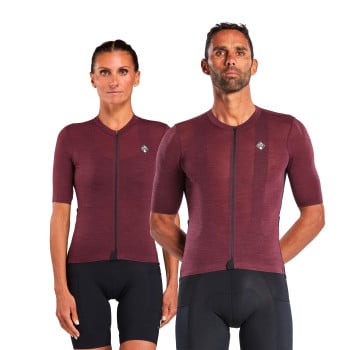 Unisex Perf Gravel Bordeaux Merinos Trikot