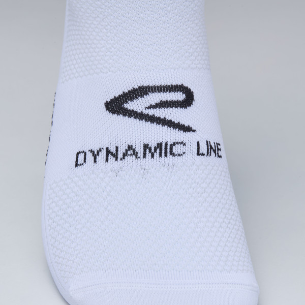 Calcetines ciclismo EKOI Perf Aero LÍNEA DINÁMICA 18 cm Blancos