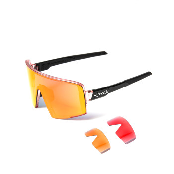 EKOI Perf MAGNETIC Brille Transparent Rot Revo Rot