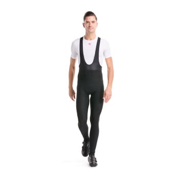 EKOI Perf Gel Power Water-Repellent Black Bib Tights