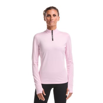 EKOI quarter zip pullover Women Perf RUNNING Pink