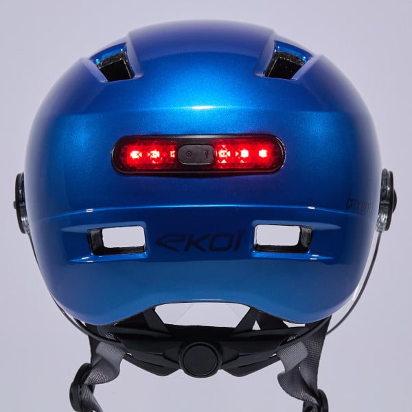 Casque urbain EKOI CITY STYLE Bleu Ecran