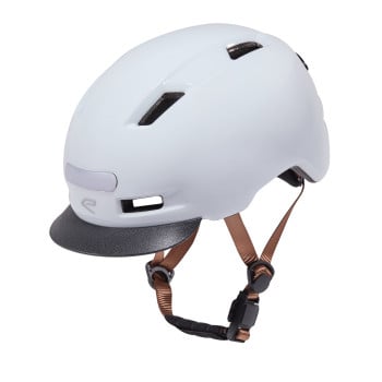 Casque urbain EKOI CITY STYLE Blanc Visi&egrave;re
