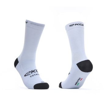 Ponožky EKOI Perf ESTATE 18 cm B&iacute;l&aacute;