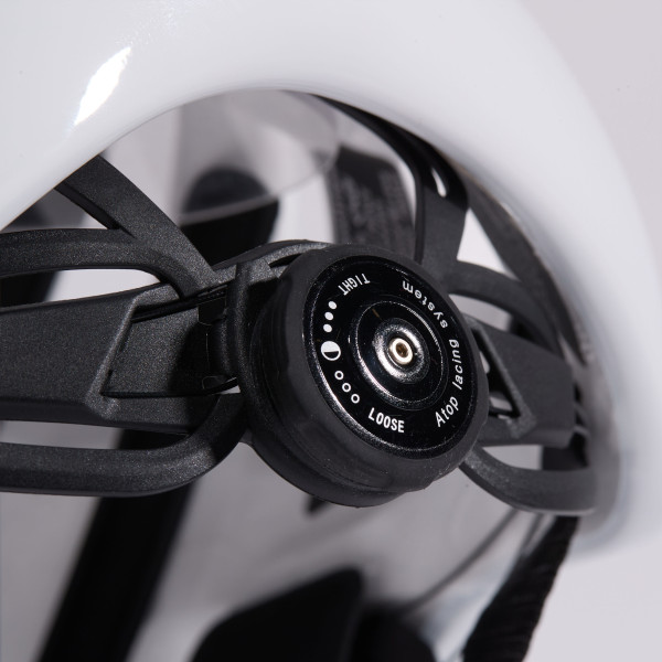 Casco EKOI Perf GARA Blanco Logo Negro