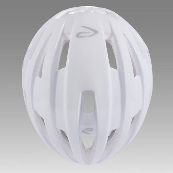 Casco EKOI Perf GARA Blanco Logo Plata