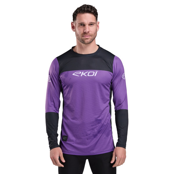 Maillot de MTB de manga larga EKOI Perf Violeta