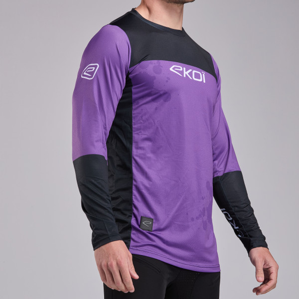 Maillot de MTB de manga larga EKOI Perf Violeta