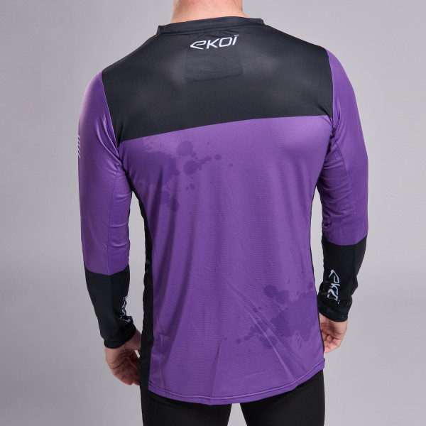 Maillot de MTB de manga larga EKOI Perf Violeta