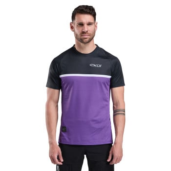 Maglia MTB maniche corte EKOI Perf Viola