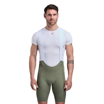 Kraťasy EKOI Perf GEL POWER CROSS Olive