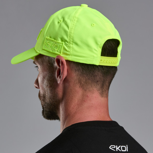 GORRA EKOI PODIUM AMARILLO FLUORESCENTE