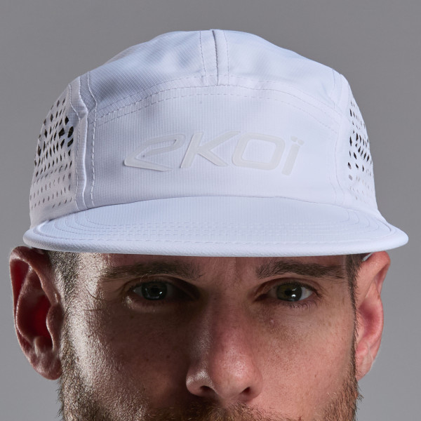 Gorra EKOI RUN Blanca