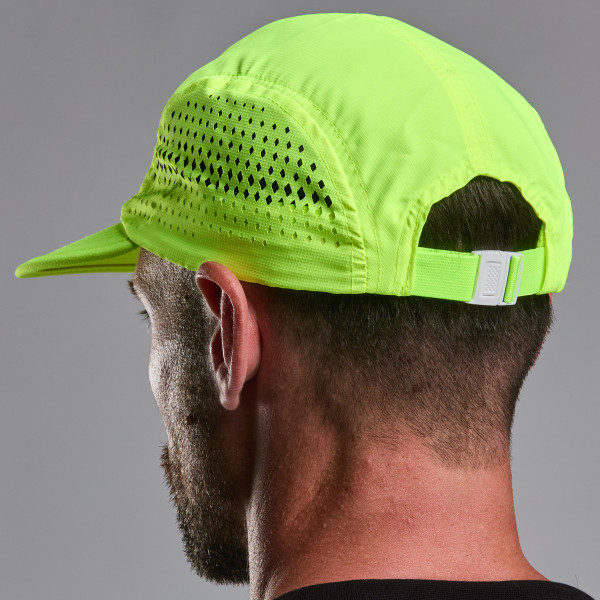 Gorra EKOI RUN Amarillo fluorescente