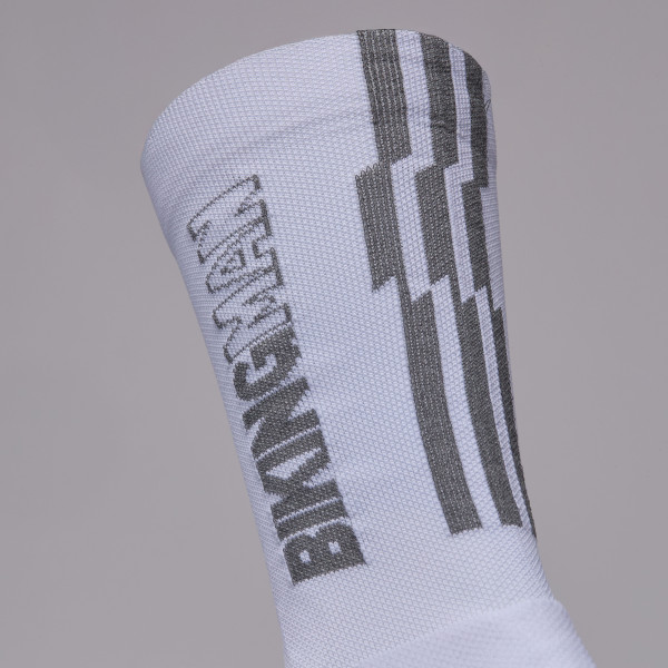 Calcetines EKOI Racing BIKINGMAN Blancos