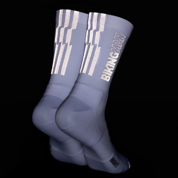 Calcetines EKOI Racing BIKINGMAN Blancos