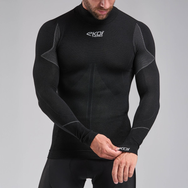 Camiseta interior INVIERNO PERF TERMO CUELLO ALTO NEGRO
