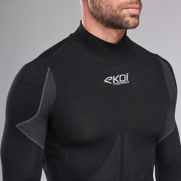 Camiseta interior INVIERNO PERF TERMO CUELLO ALTO NEGRO