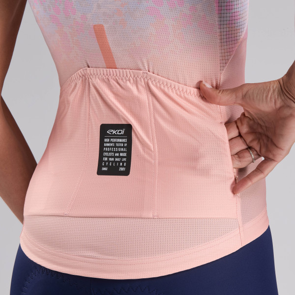Maillot para mujer EKOI Perf BLOOMY Melocotón sin mangas