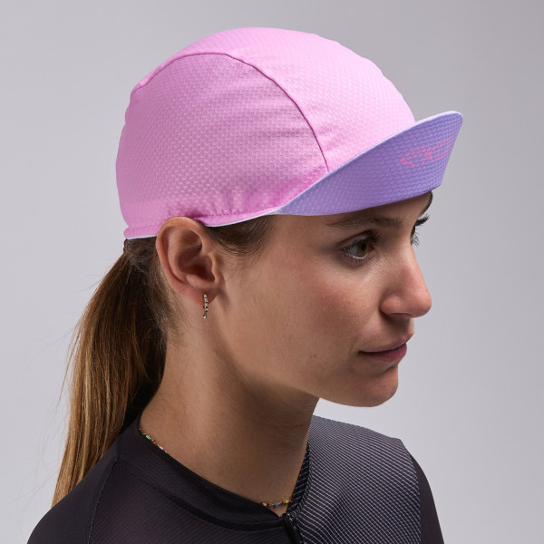 Gorra de ciclismo para mujer EKOI Perf Rosa